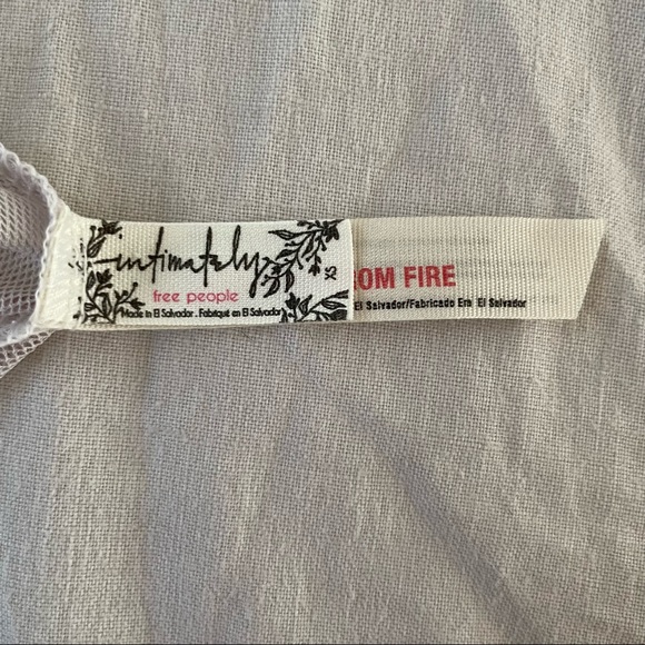 SOLD FP Intimately | NWT Printed Mock Neck Mesh Baby Short Sleeve Top - Picture 5 of 5